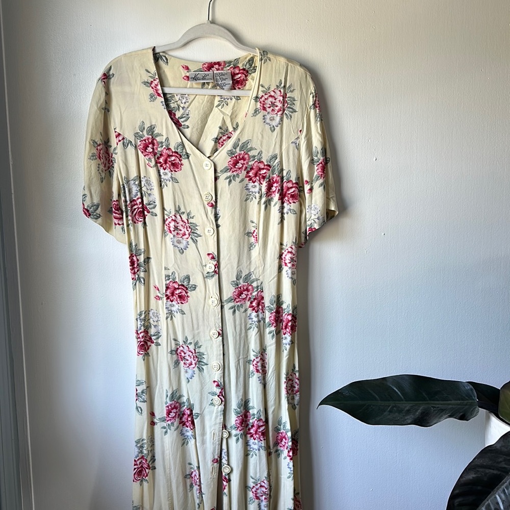 Vintage Floral Dress